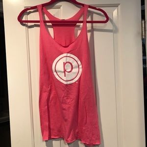 Pure Barre Circle P pink tank